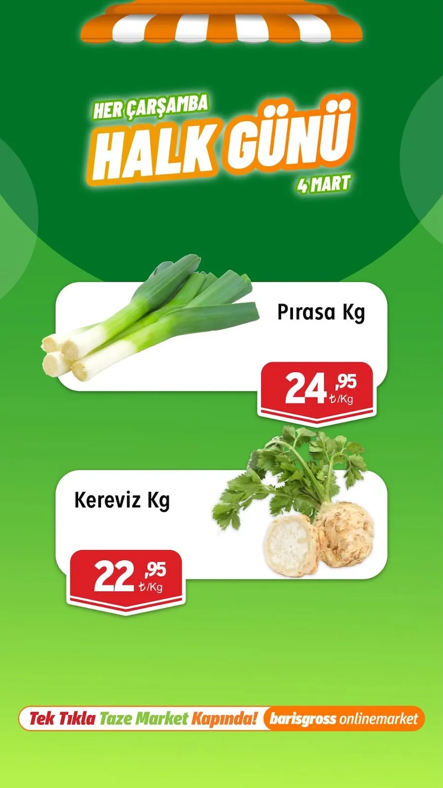 Barış Barış Gross 4 Mart 2026 Aktüel Kataloğu sayfa 5: Kereviz Kg