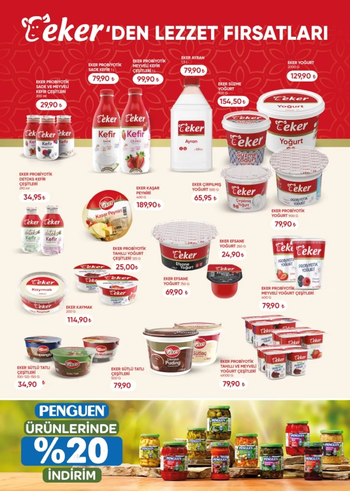 Barış Barış Gross 13 Mart 2026 Aktüel Kataloğu sayfa 2: Eker Efsane Yoğurt 750 G, Eker Probiyotik Detoks Kefir Çeşitleri 290 Ml
