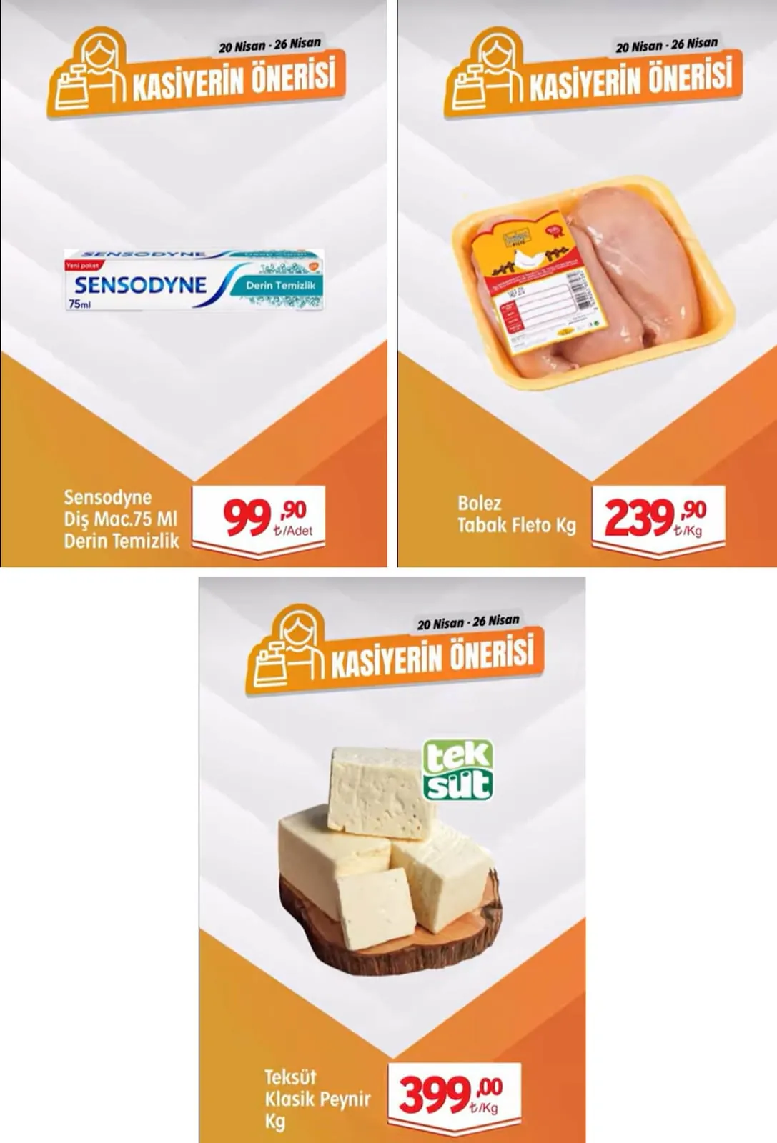 Barış Barış Gross 20 Nisan 2026 Aktüel Kataloğu sayfa 1: Bolez Tabak Fleta Kg, Sensodyne Diş Mac.75 Ml Derin Temizlik