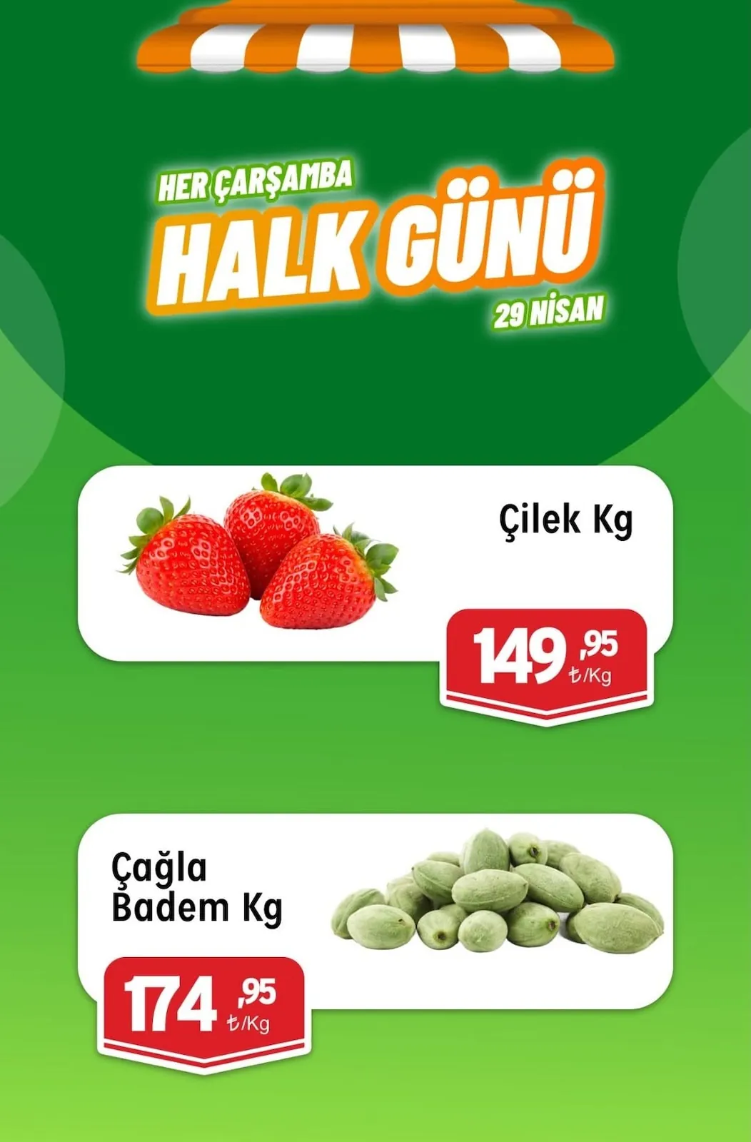 Barış Barış Gross 29 Nisan 2026 Aktüel Kataloğu sayfa 5: Çağla Badem Kg