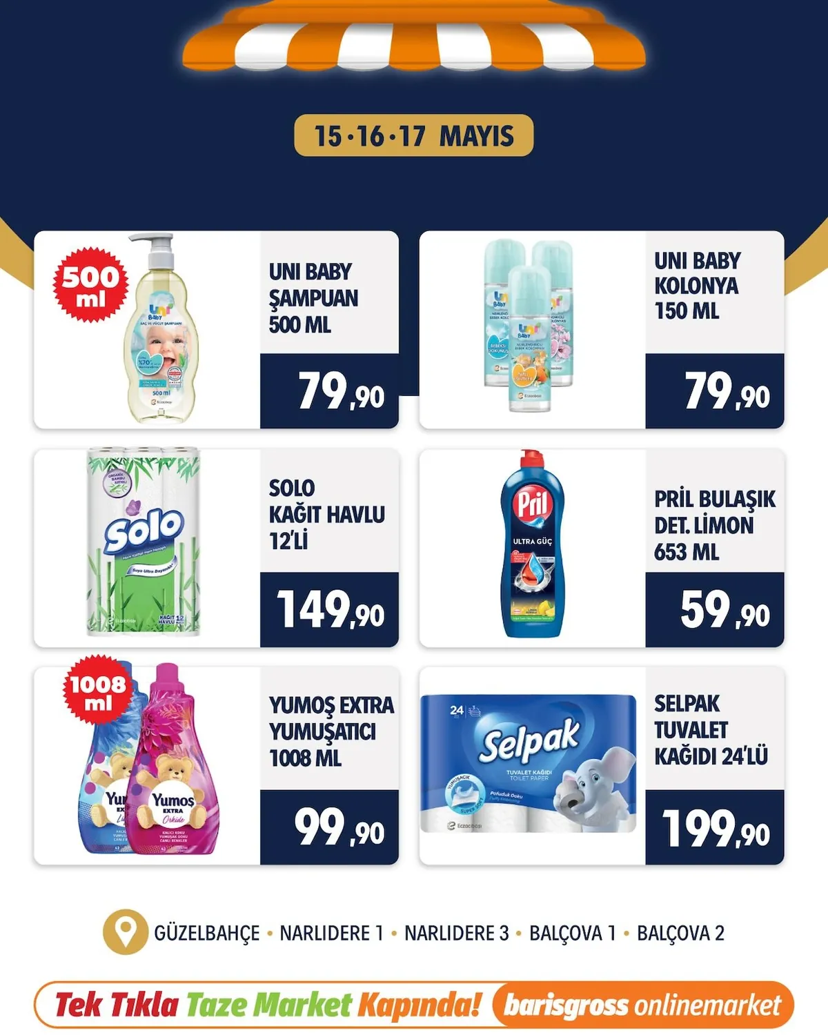 Barış Barış Gross 15 Mayıs 2026 Aktüel Kataloğu sayfa 6: Yumos Extra Yumuşatici 1008 Ml