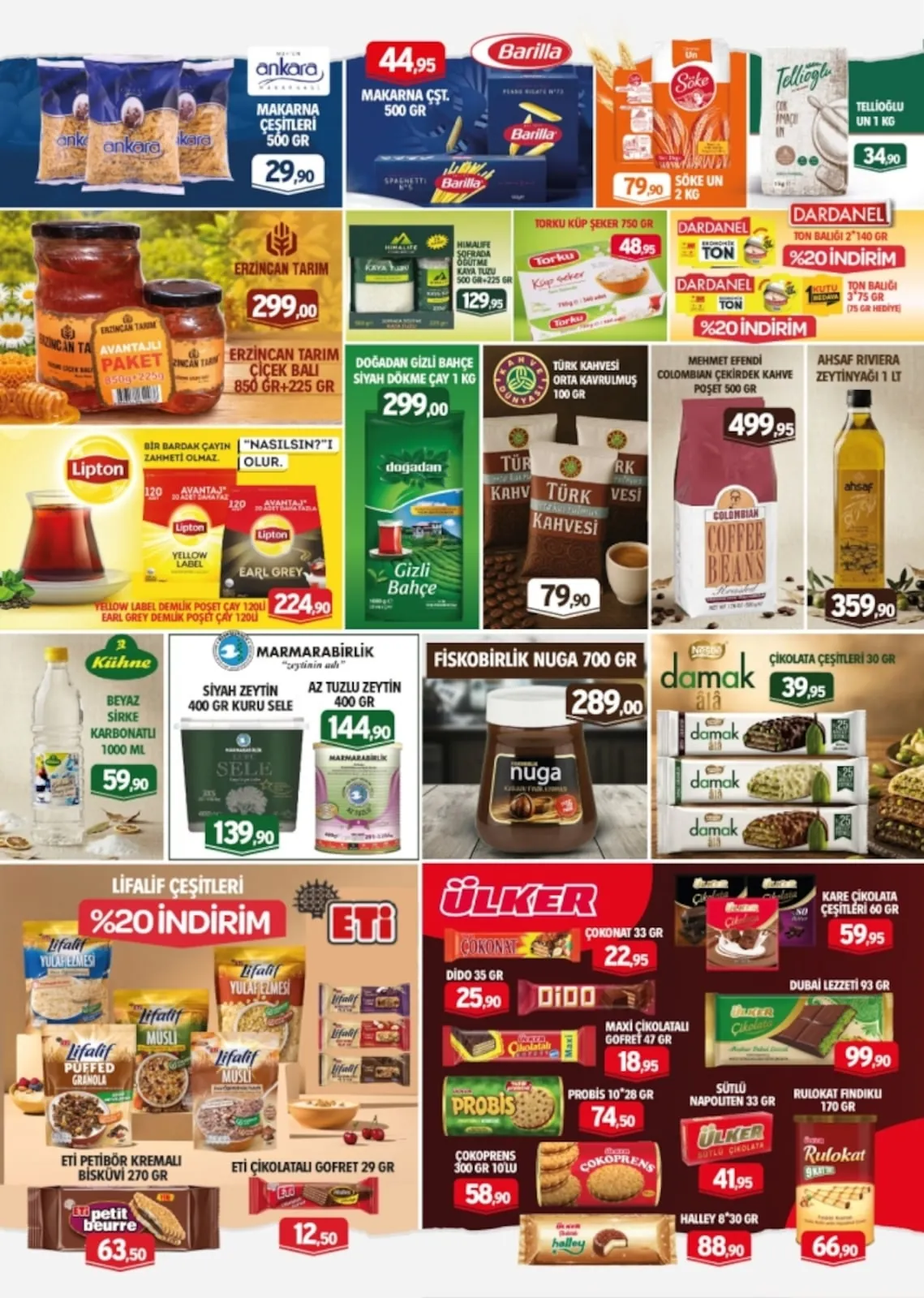 Barış Barış Gross 12 Haziran 2026 Aktüel Kataloğu sayfa 4: Türk Kahvesi Orta Kavrulmuş 100 Gr, Erzincan Tarım Çiçek Balı 850 Gr+225 Gr