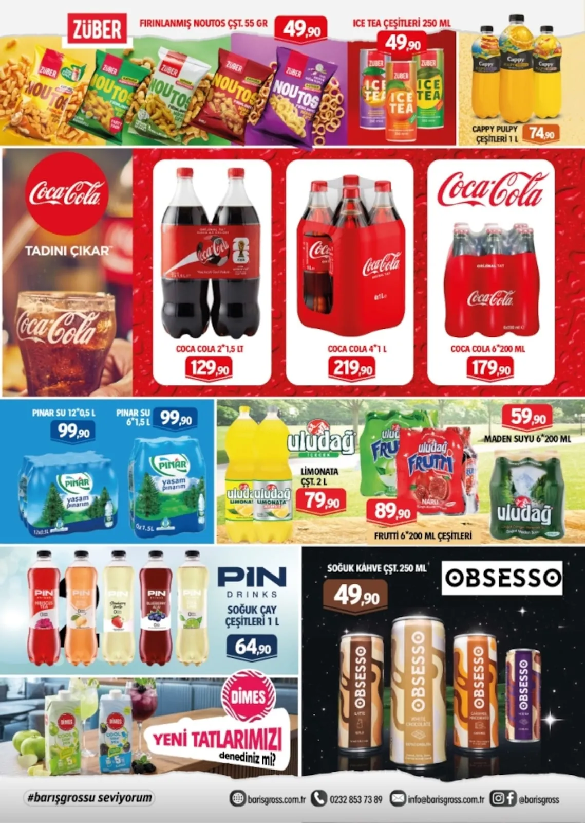 Barış Barış Gross 12 Haziran 2026 Aktüel Kataloğu sayfa 5: Coca Cola 4X1 L, Coca Cola 2X1,5 Lt