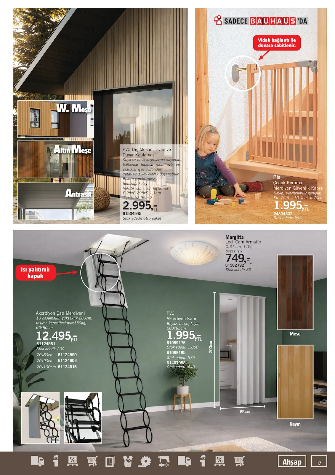 Bauhaus Bauhaus 28 Şubat 2026 Aktüel Kataloğu sayfa 17: Bosch Universalrotak 34-405 - Easygrass Çim Biçme Seti, 4 Katlı Metal Raf E:120Xg:180Xd:40 Cm