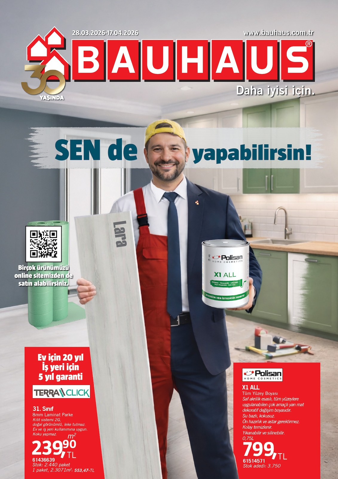 Bauhaus 28 Mart 2026 Aktüel Kataloğu broşürü