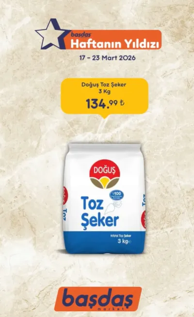 Başdaş Market 17 Mart 2026 Aktüel Kataloğu