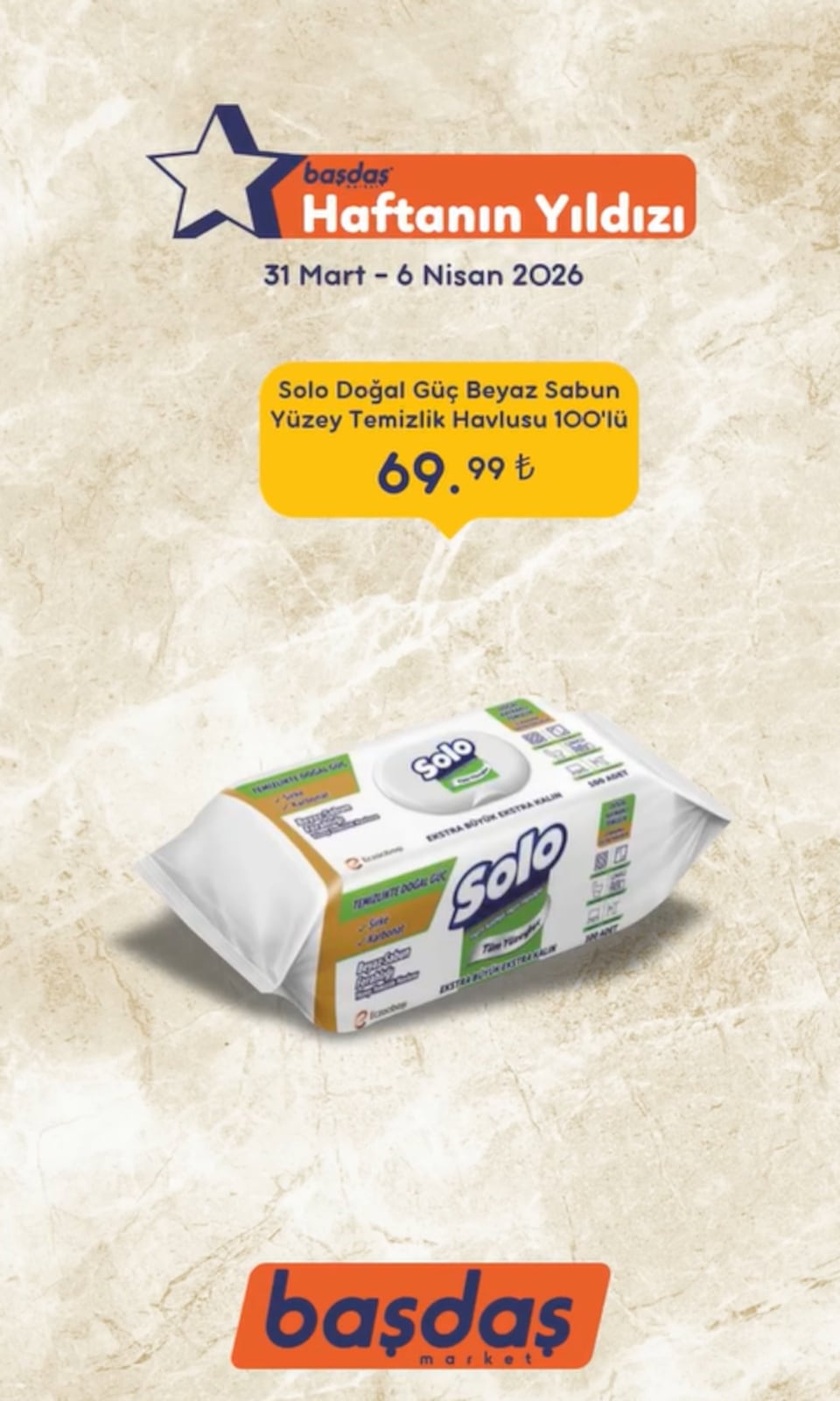 Başdaş Market 31 Mart 2026 Aktüel Kataloğu broşürü