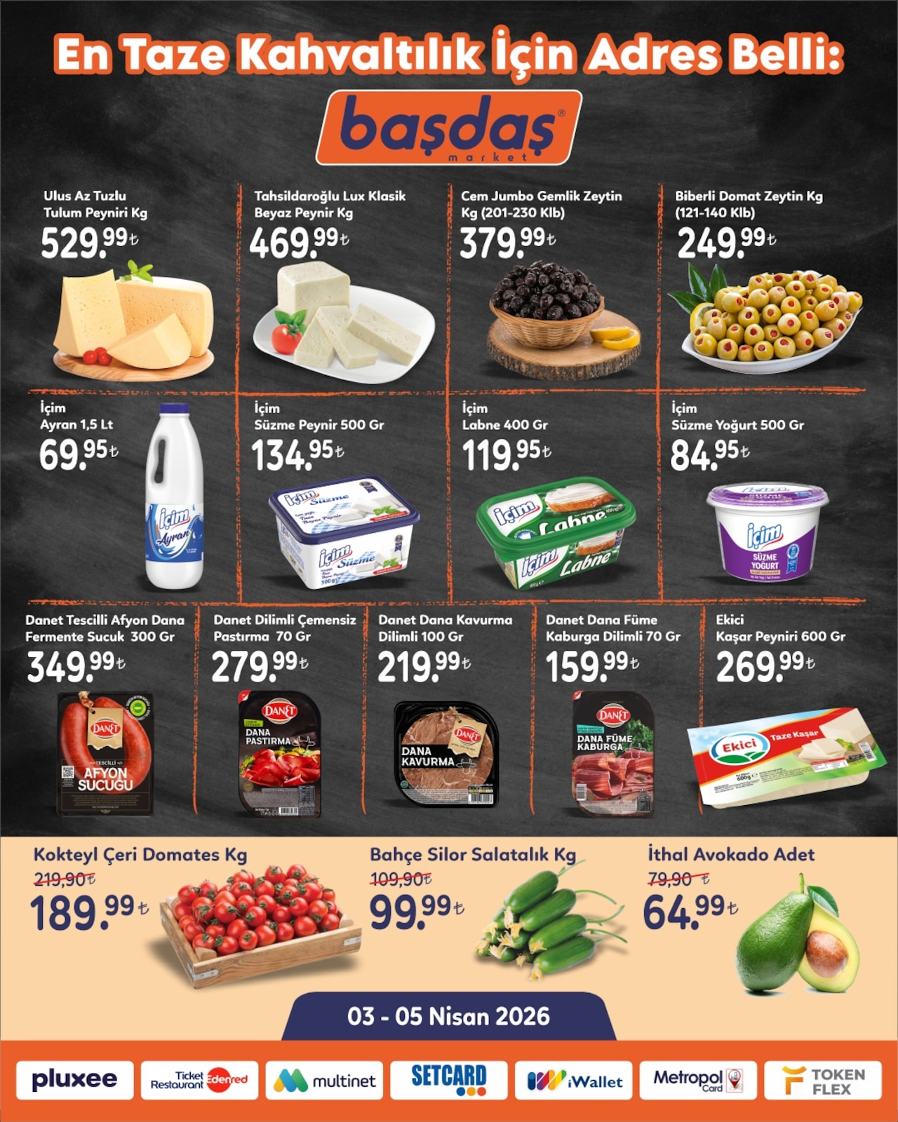 Başdaş Market 3 Nisan 2026 Aktüel Kataloğu broşürü