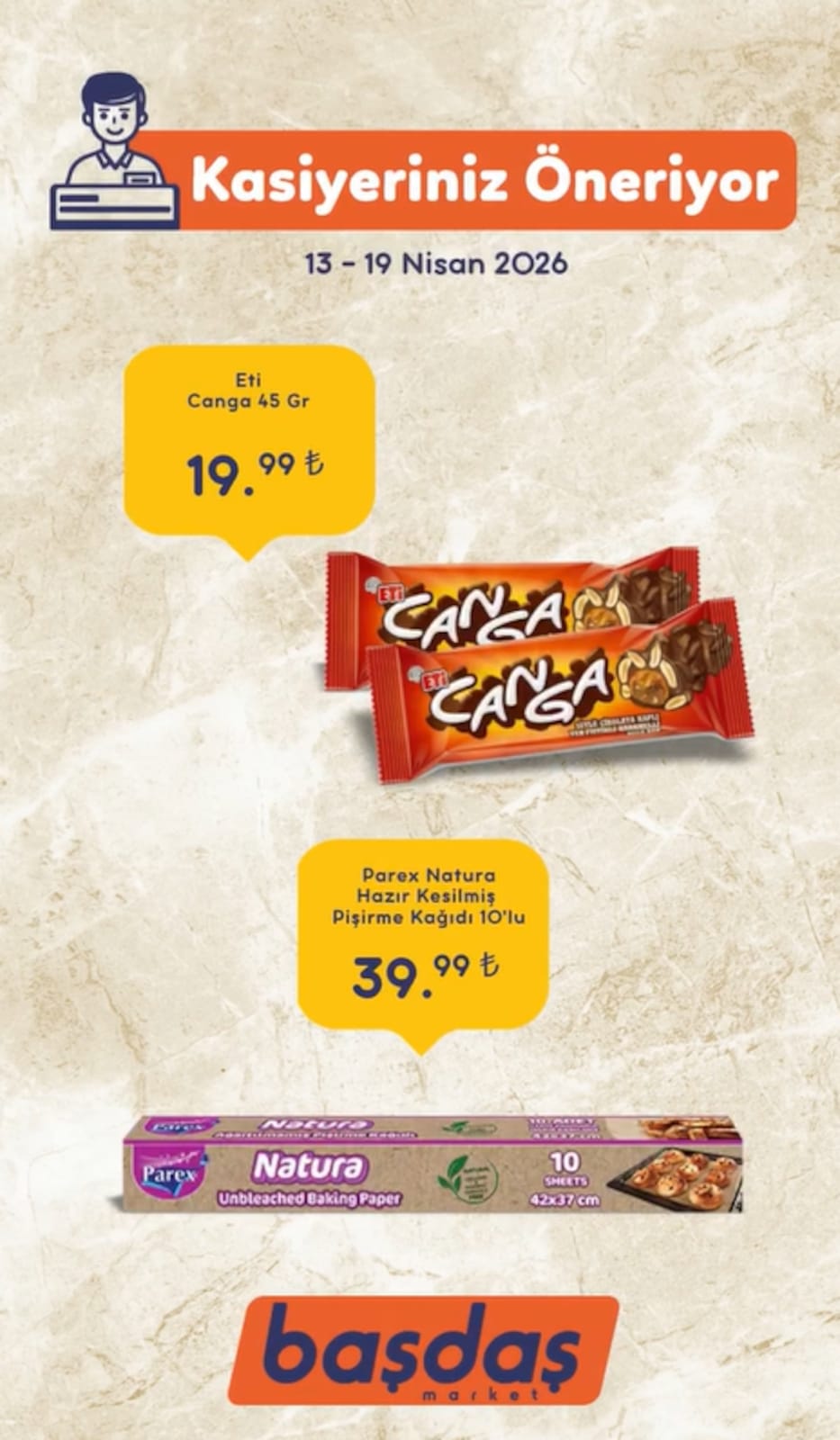 Başdaş Market 13 Nisan 2026 Aktüel Kataloğu broşürü