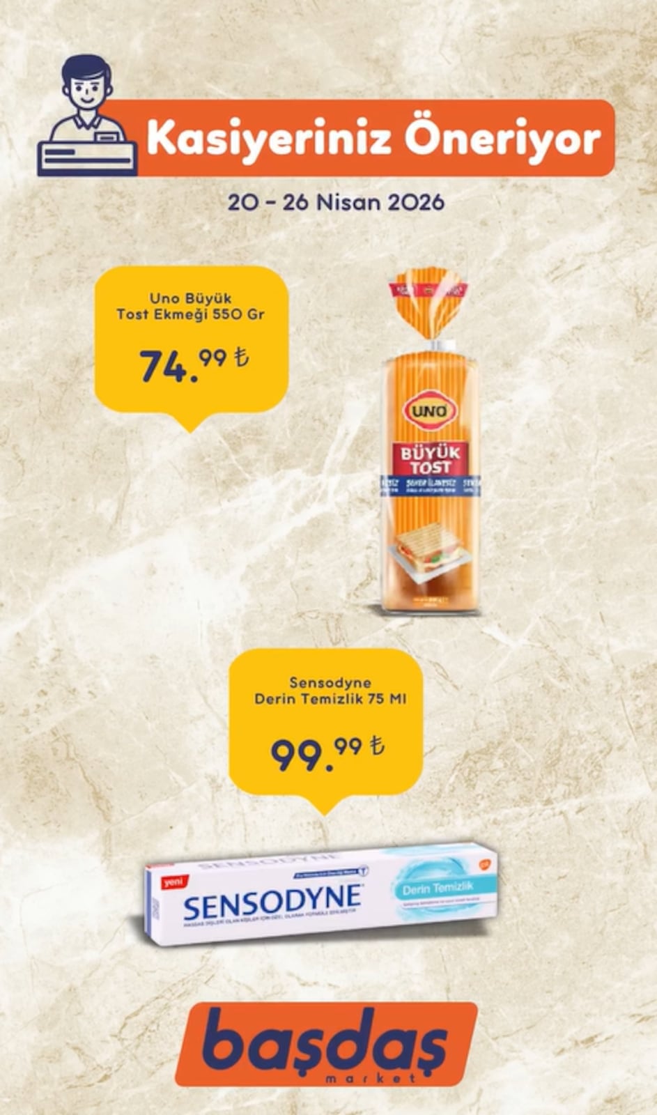 Başdaş Market 20 Nisan 2026 Aktüel Kataloğu broşürü