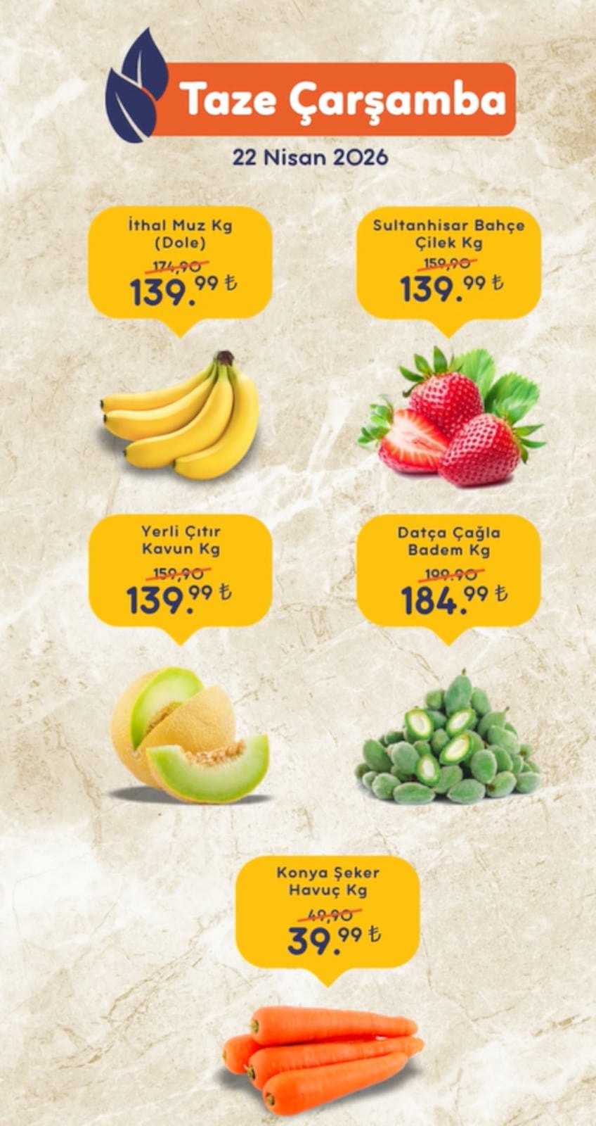 Başdaş Market 22 Nisan 2026 Aktüel Kataloğu broşürü