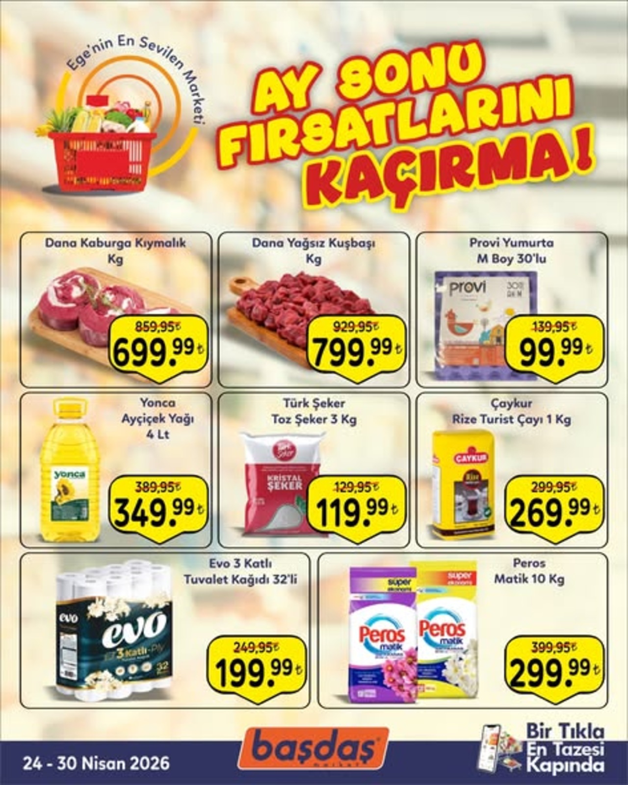 Başdaş Market 24 Nisan 2026 Aktüel Kataloğu