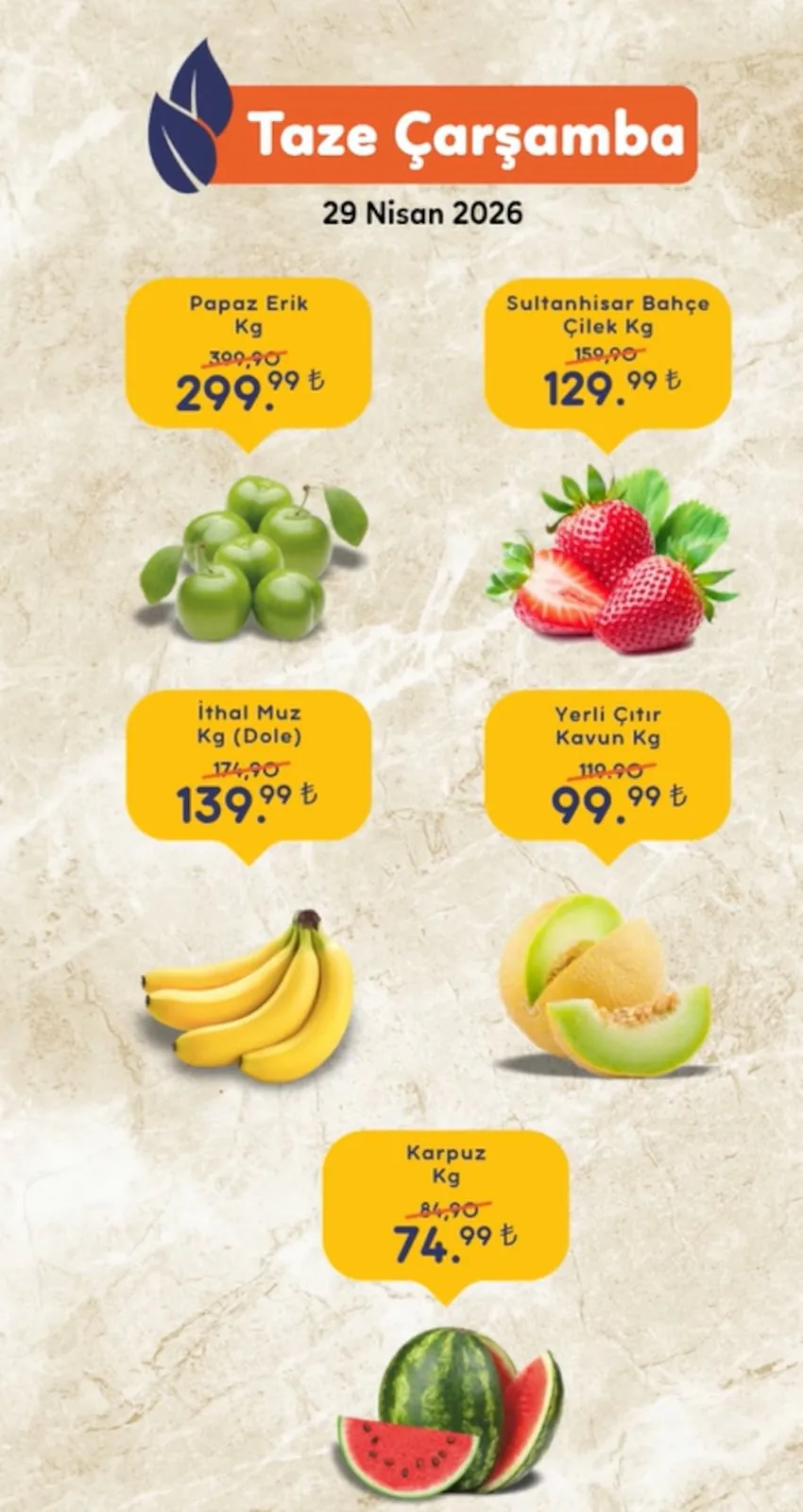 Başdaş Başdaş Market 29 Nisan 2026 Aktüel Kataloğu sayfa 1