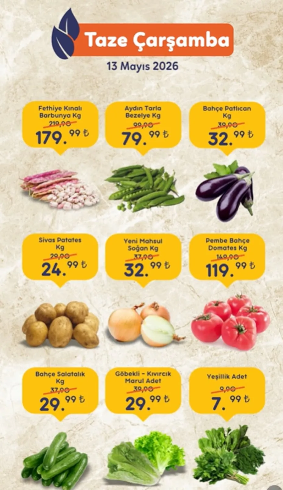 Başdaş Başdaş Market 13 Mayıs 2026 Aktüel Kataloğu sayfa 2: Sivas Patates Kg