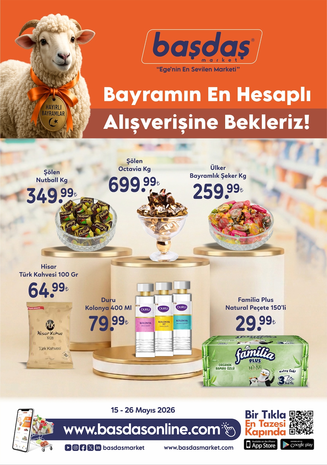 Başdaş Market 15 Mayıs 2026 Aktüel Kataloğu broşürü