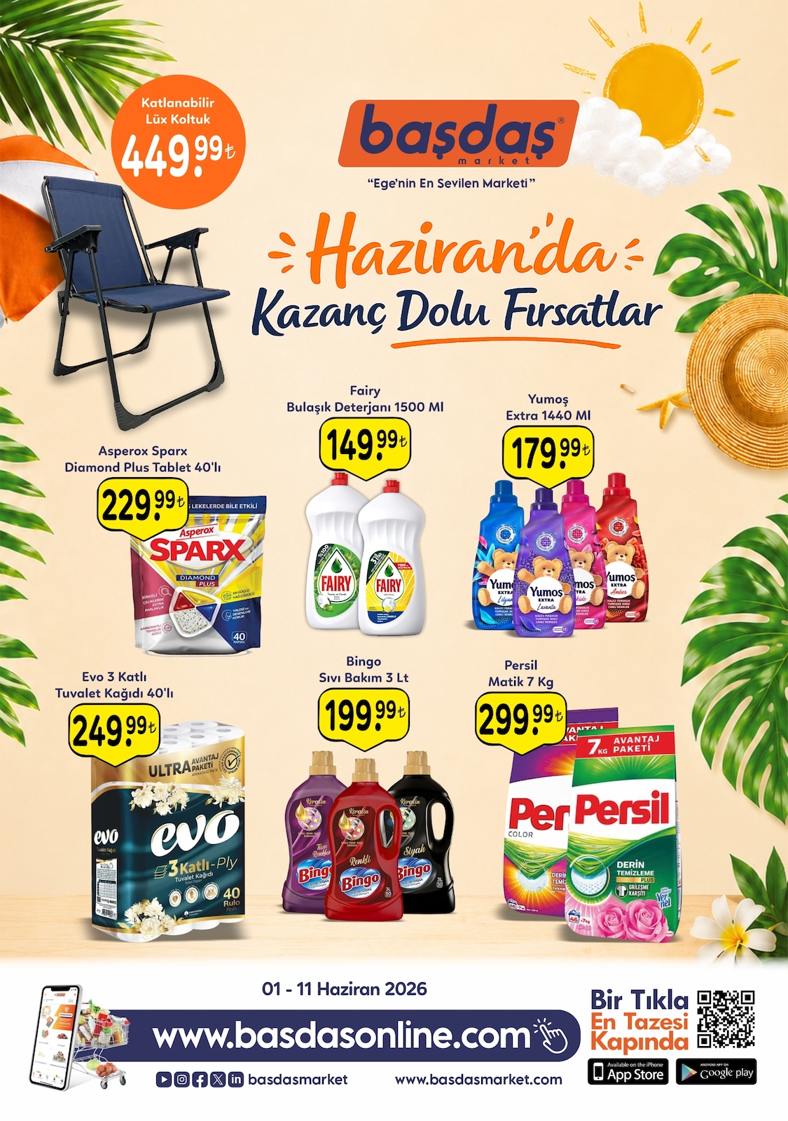 Başdaş Market 1 Haziran 2026 Aktüel Kataloğu broşürü