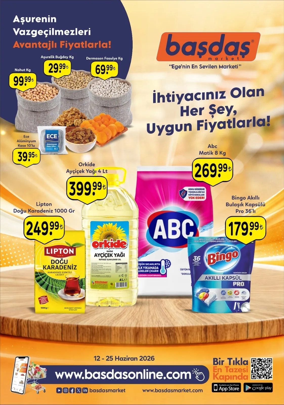 Başdaş Başdaş Market 12 Haziran 2026 Aktüel Kataloğu sayfa 1
