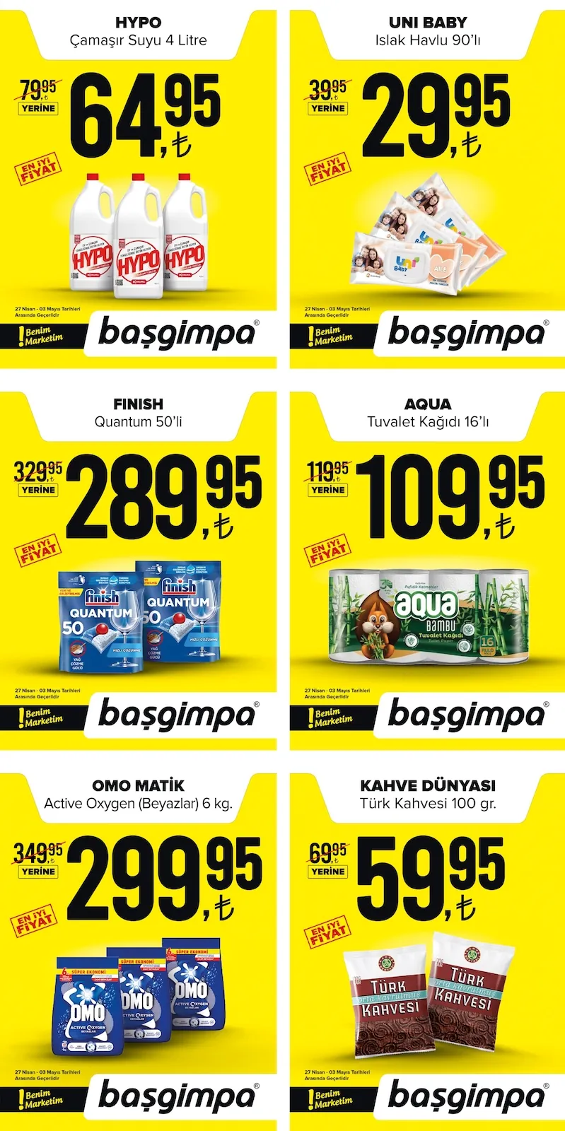 Basgimpa Başgimpa 27 Nisan 2026 Aktüel Kataloğu sayfa 1