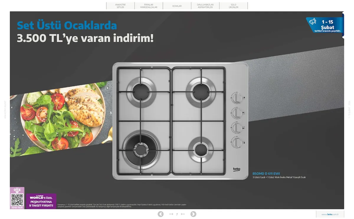 Beko Beko 1 Şubat 2026 Aktüel Kataloğu sayfa 7