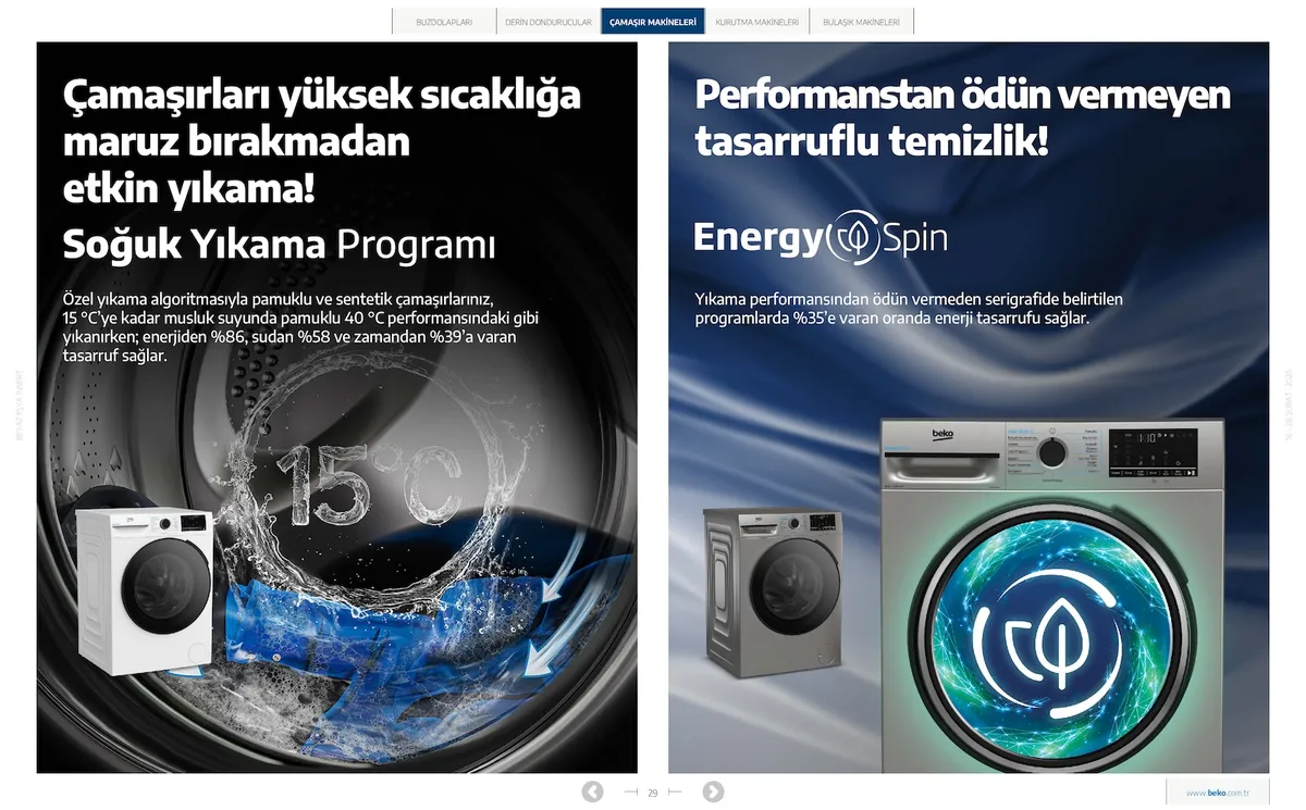 Beko Beko 16 Şubat 2026 Aktüel Kataloğu sayfa 29