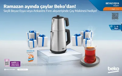 Beko 1 Mart 2026 Aktüel Kataloğu1 Mart - 15 Mart Kapak Görseli