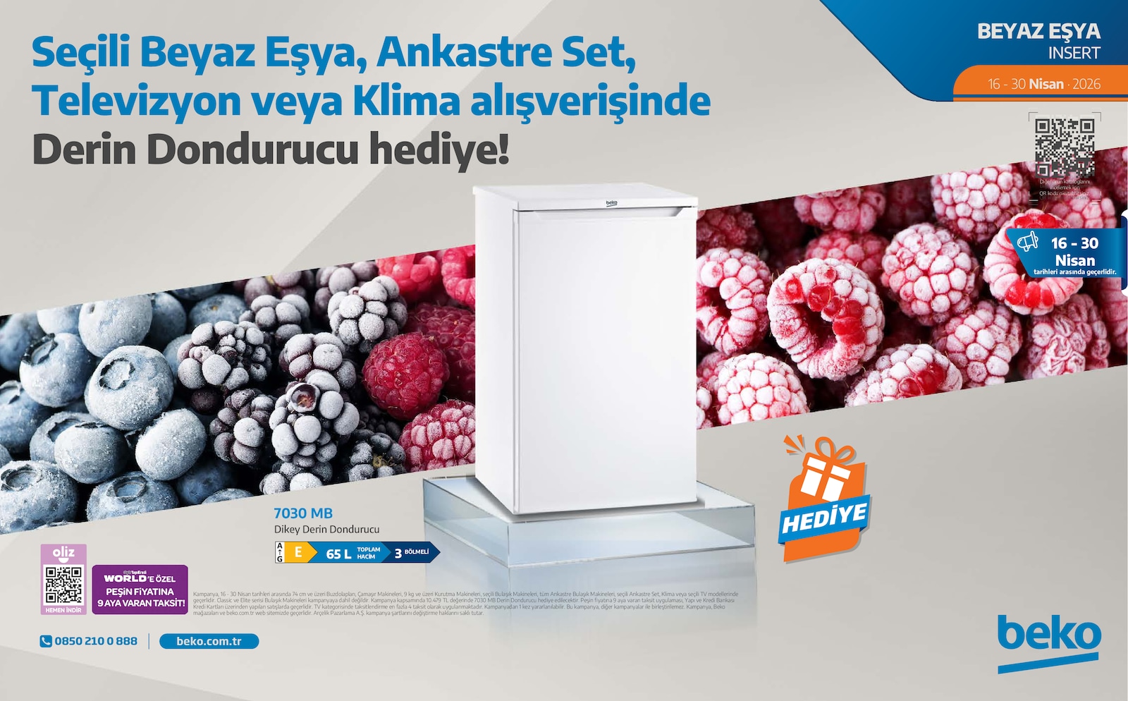 Beko 16 Nisan 2026 Aktüel Kataloğu broşürü