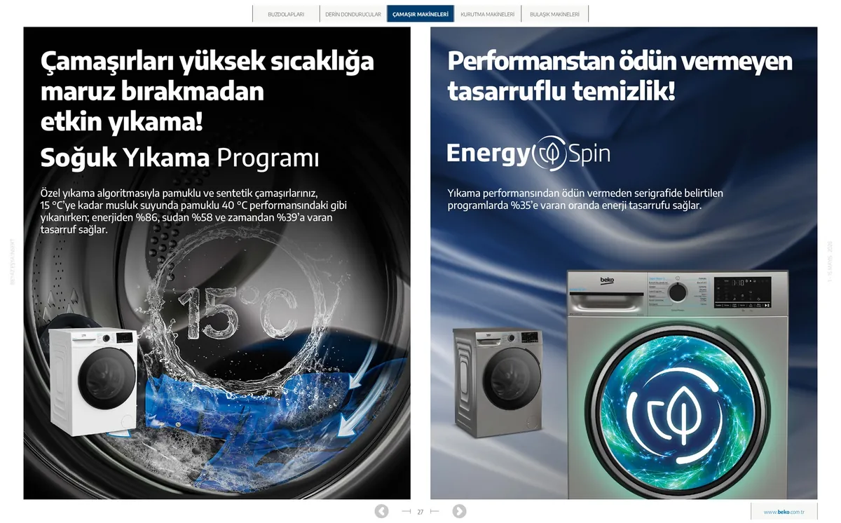 Beko Beko 1 Mayıs 2026 Aktüel Kataloğu sayfa 27