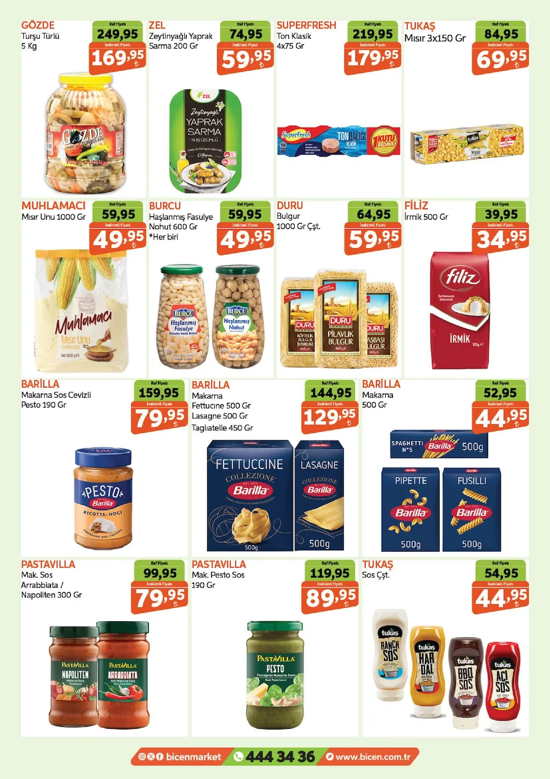 Biçen Biçen Market 11 Şubat 2026 Aktüel Kataloğu sayfa 10: Pastavilla Mak. Sos Arrabbiata / Napoliten 300 Gr, Barilla Makarna Sos Cevizli Pesto 190 Gr