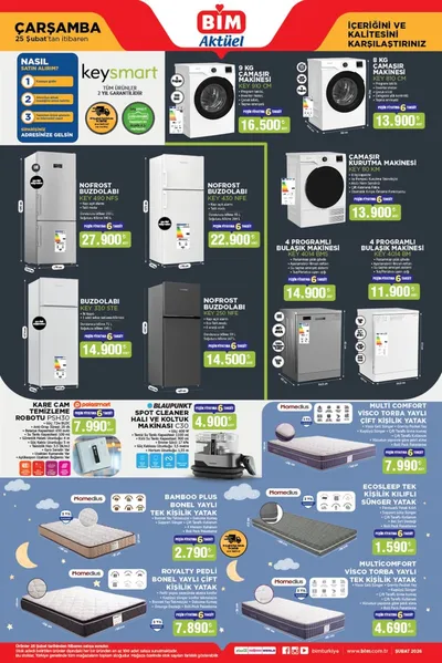 Bim 25 Şubat 2026 Aktüel Kataloğu