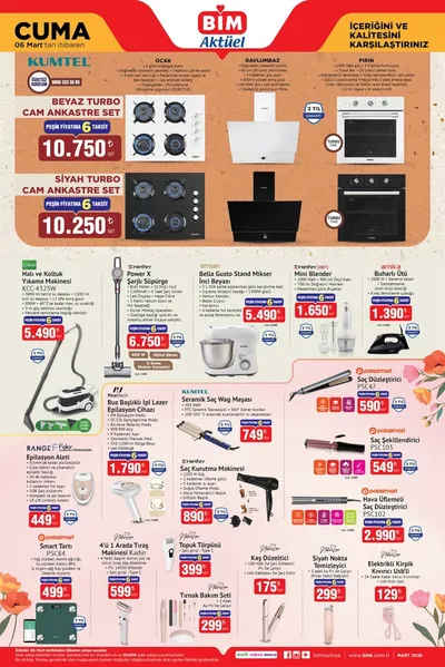 Bim 6 Mart 2026 Aktüel Kataloğu6 Mart - 12 Mart