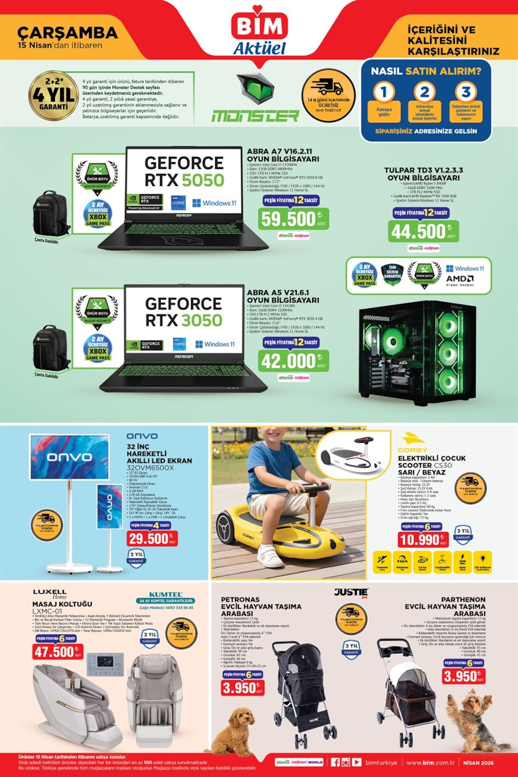 Bim 15 Nisan 2026 Aktüel Kataloğu