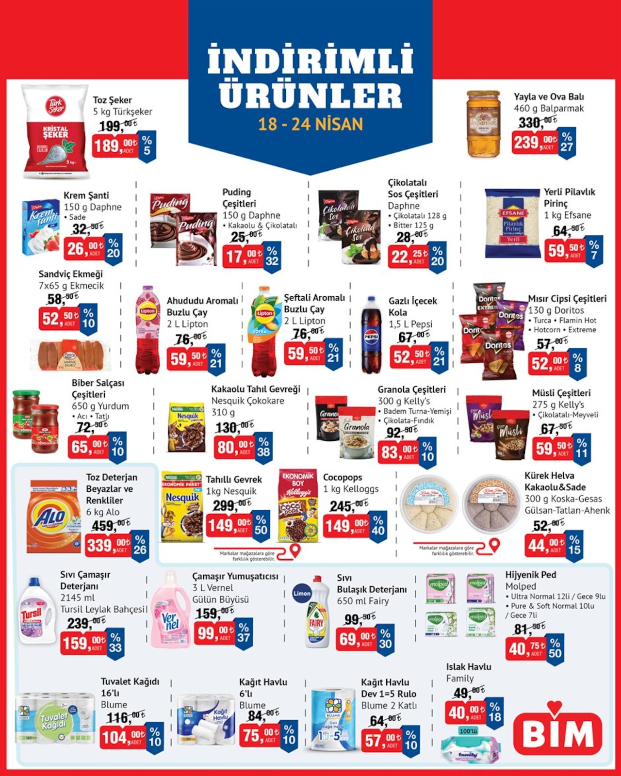 Bim 18 Nisan 2026 Aktüel Kataloğu broşürü