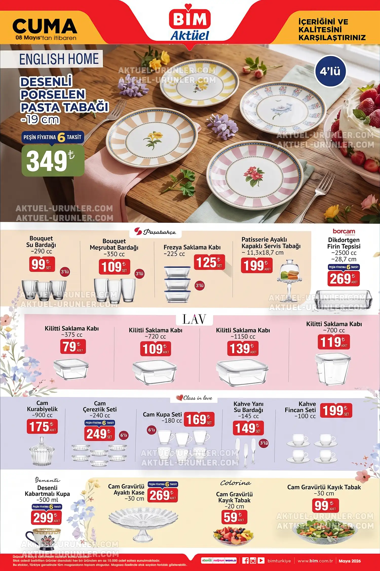 BİM 8 Mayıs 2026 Aktüel Ürünler Kataloğu