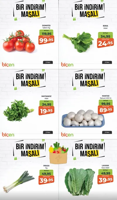 Biçen Market 17 Mart 2026 Aktüel Kataloğu