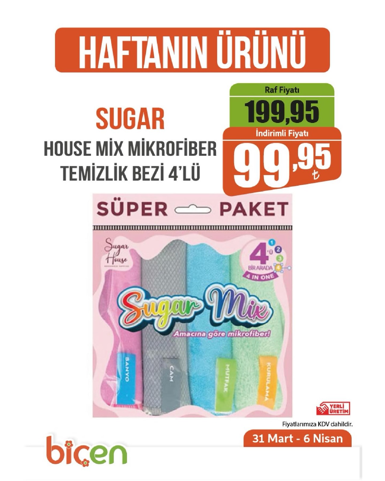 Biçen Market 31 Mart 2026 Aktüel Kataloğu broşürü