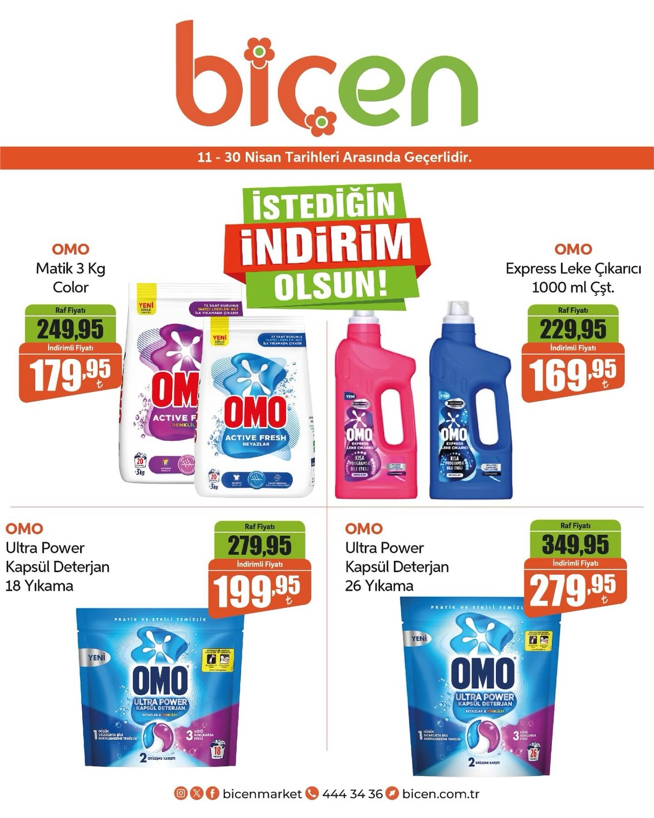 Biçen Market 11 Nisan 2026 Aktüel Kataloğu