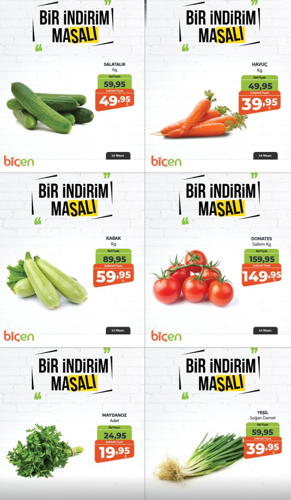 Biçen Market 14 Nisan 2026 Aktüel Kataloğu