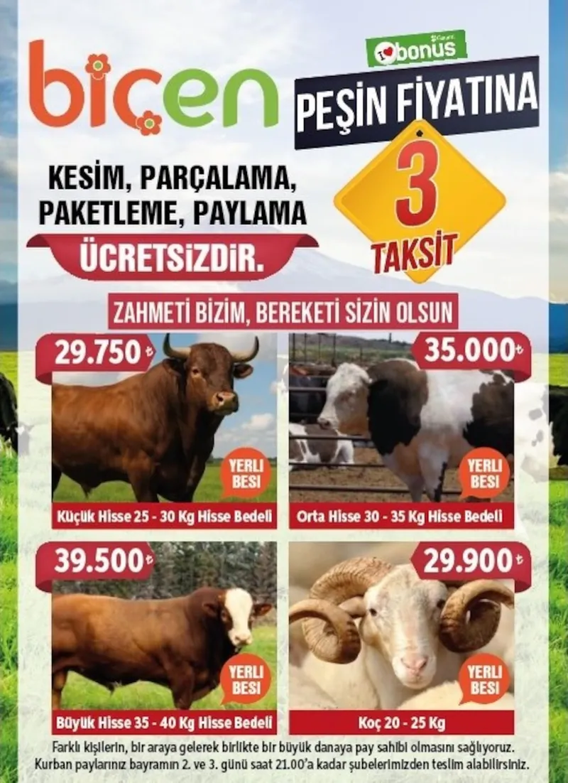 Biçen Broşür Kapak