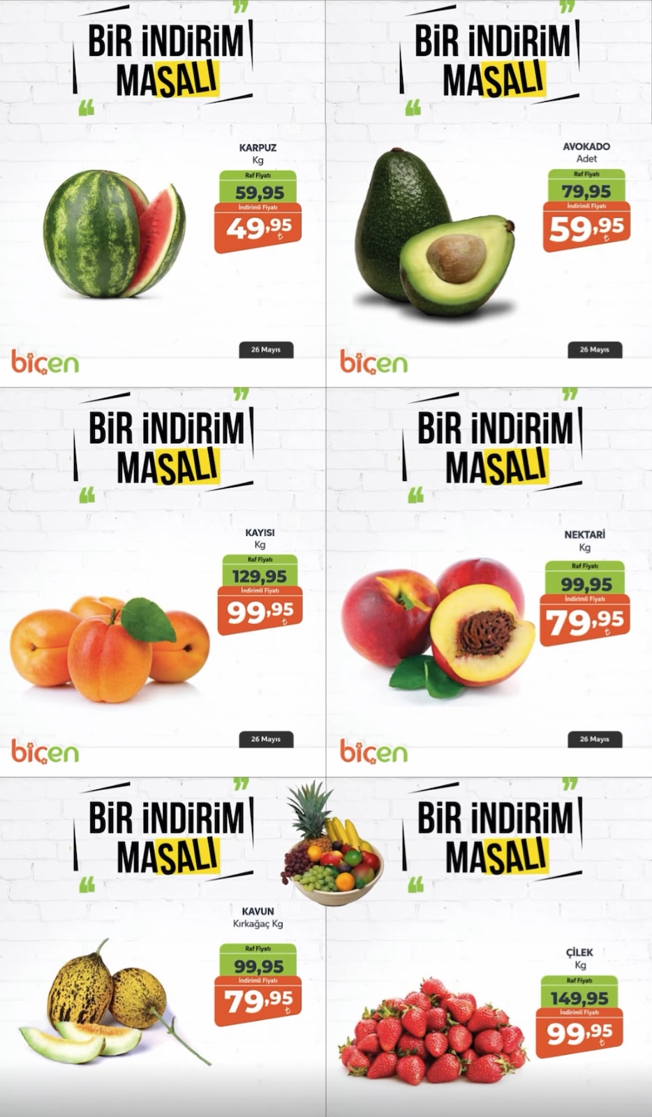 Biçen Market 26 Mayıs 2026 Aktüel Kataloğu