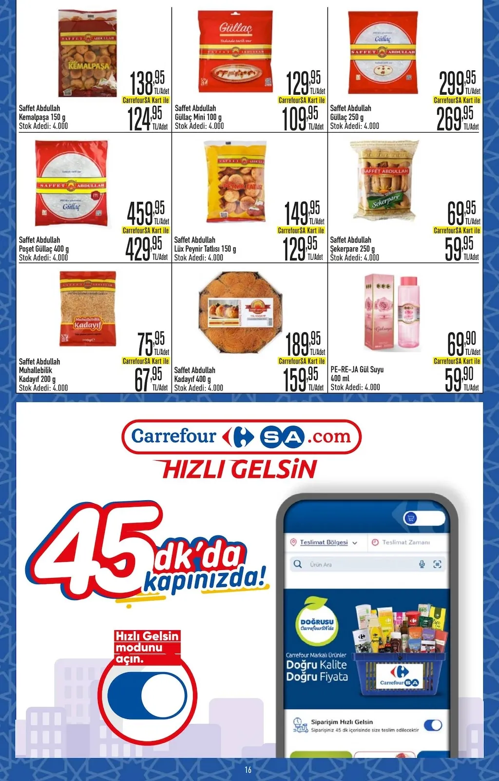 CarrefourSA CarrefourSA 26 Şubat 2026 Aktüel Kataloğu sayfa 16: Söke Un 5 Kg, Balküpü Toz Şeker 5 Kg