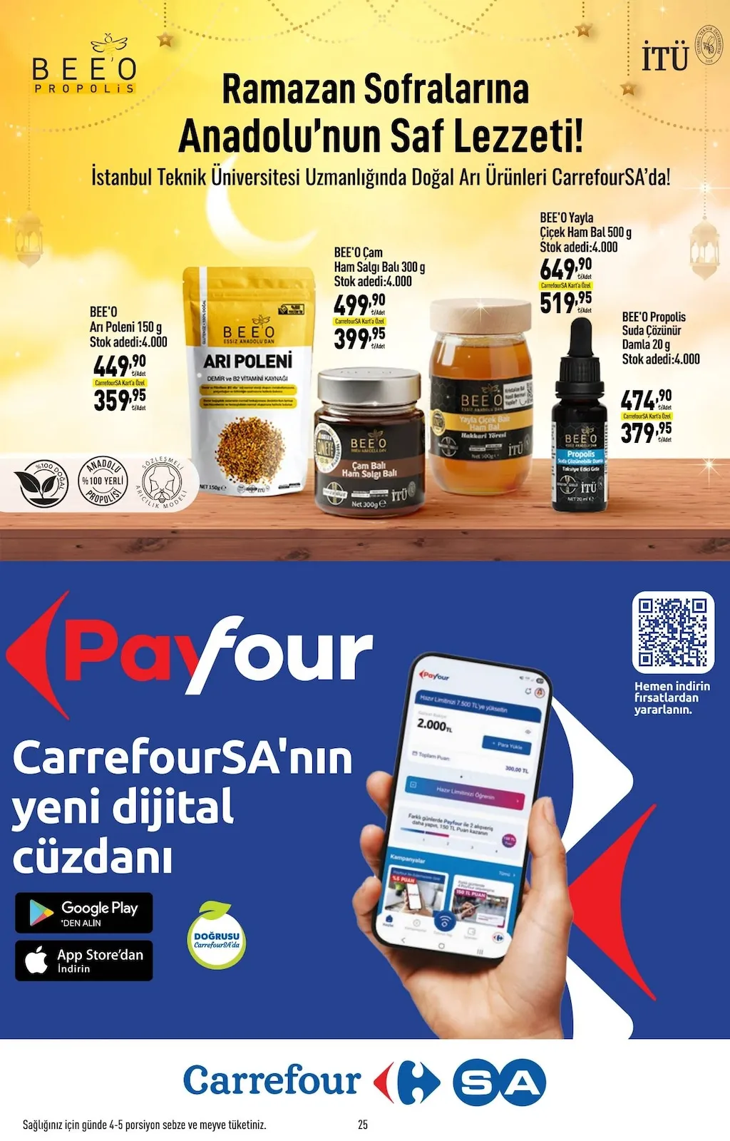 CarrefourSA CarrefourSA 26 Şubat 2026 Aktüel Kataloğu sayfa 25: Uludağ Ramazan Şerbeti 1 Litre Pet, Dimes 1 Litre Nektar / İçecek Çeşitleri