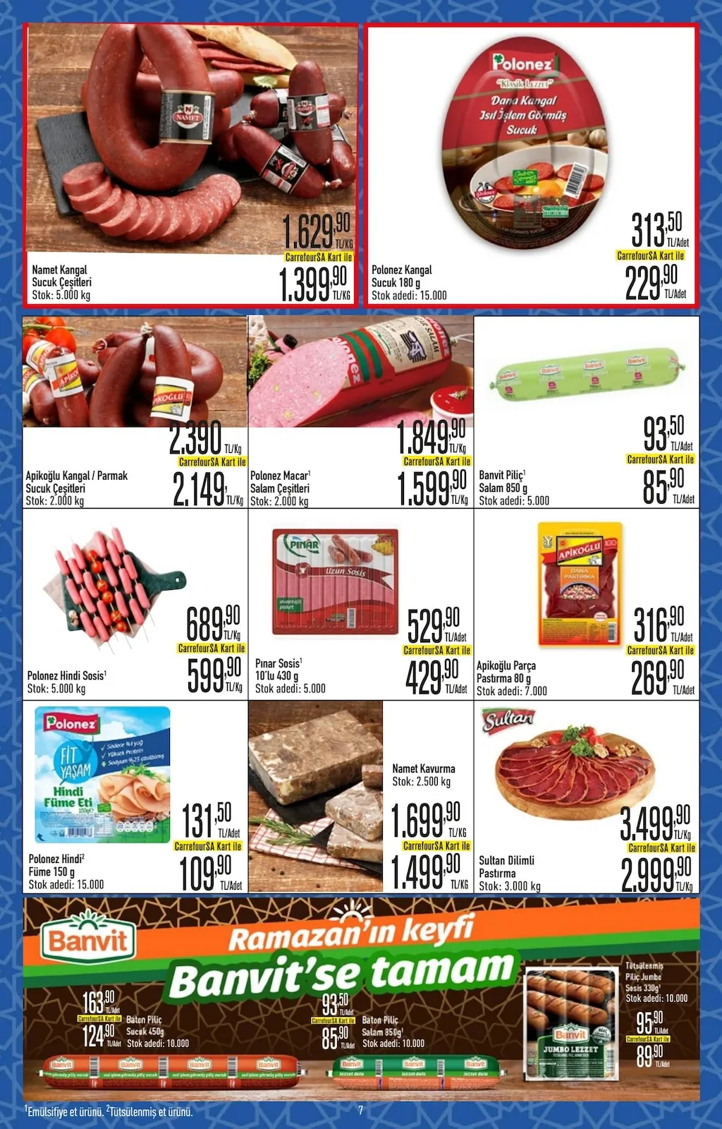 CarrefourSA CarrefourSA 26 Şubat 2026 Aktüel Kataloğu sayfa 7: Ev Baklavasi, Uno Süper Sandviç Ekmek 400 G