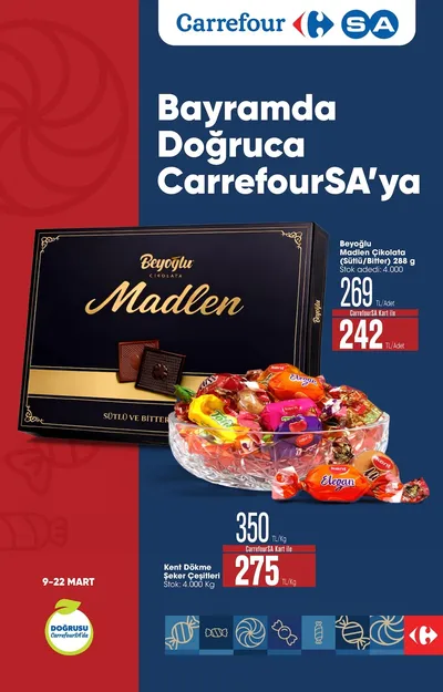 CarrefourSA 9 Mart 2026 Aktüel Kataloğu9 Mart - 22 Mart