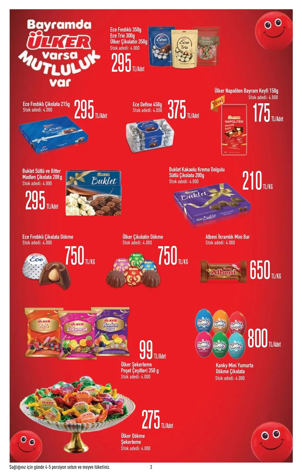 CarrefourSA CarrefourSA 9 Mart 2026 Aktüel Kataloğu sayfa 3: Ülker Napoliten Bayram Keyfi 150G, Ece Define 458G