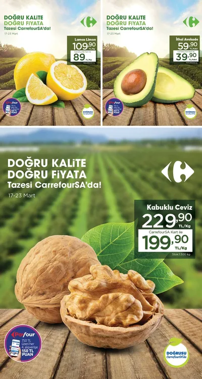 CarrefourSA 17 Mart 2026 Aktüel Kataloğu