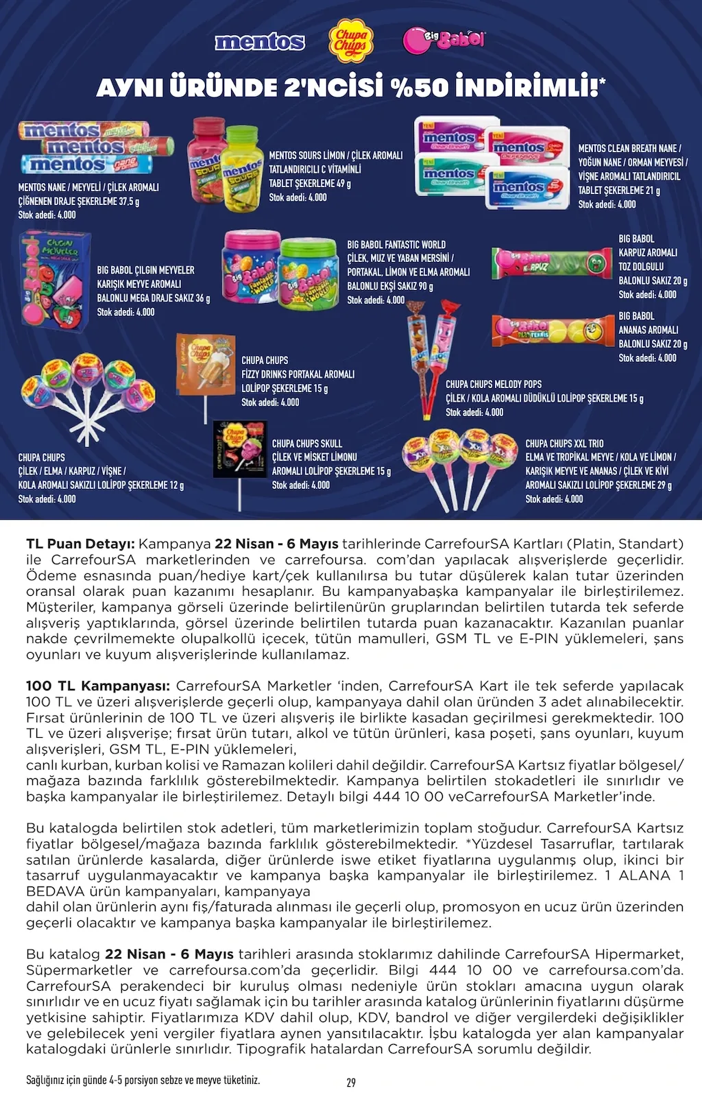 CarrefourSA CarrefourSA 22 Nisan 2026 Aktüel Kataloğu sayfa 29