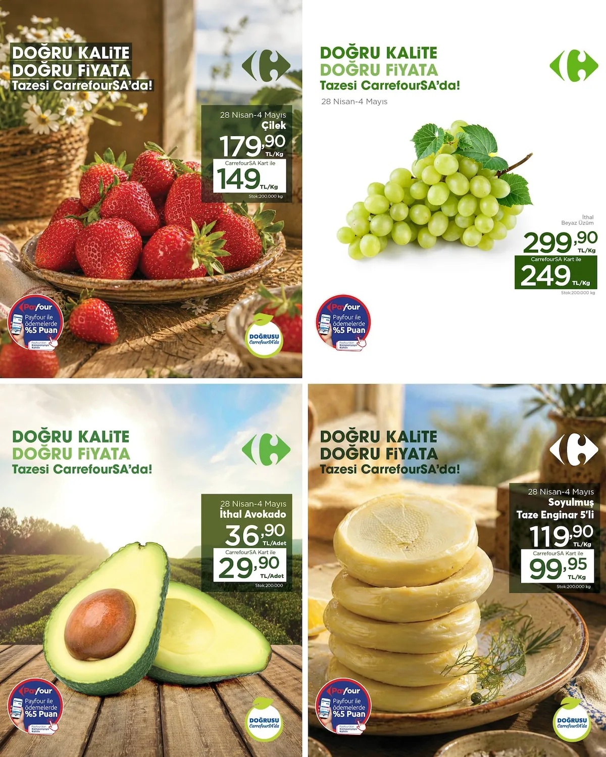 CarrefourSA CarrefourSA 28 Nisan 2026 Aktüel Kataloğu sayfa 2: İthal Avokado, İthal Beyaz Üzüm