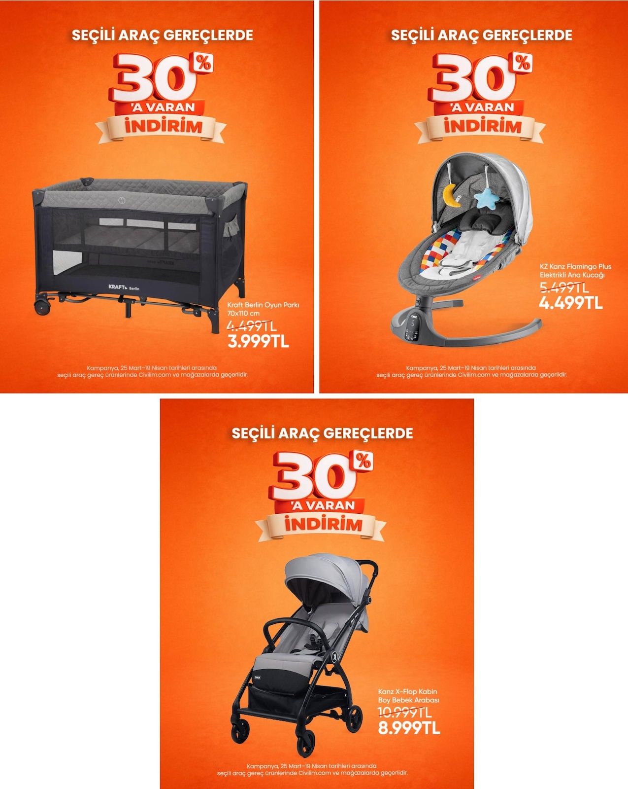 Civil 25 Mart 2026 Aktüel Kataloğu broşürü