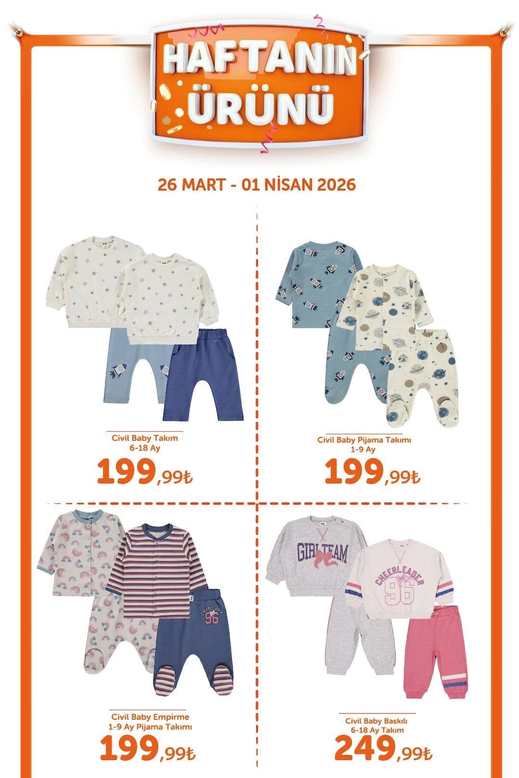 Civil 26 Mart 2026 Aktüel Kataloğu broşürü