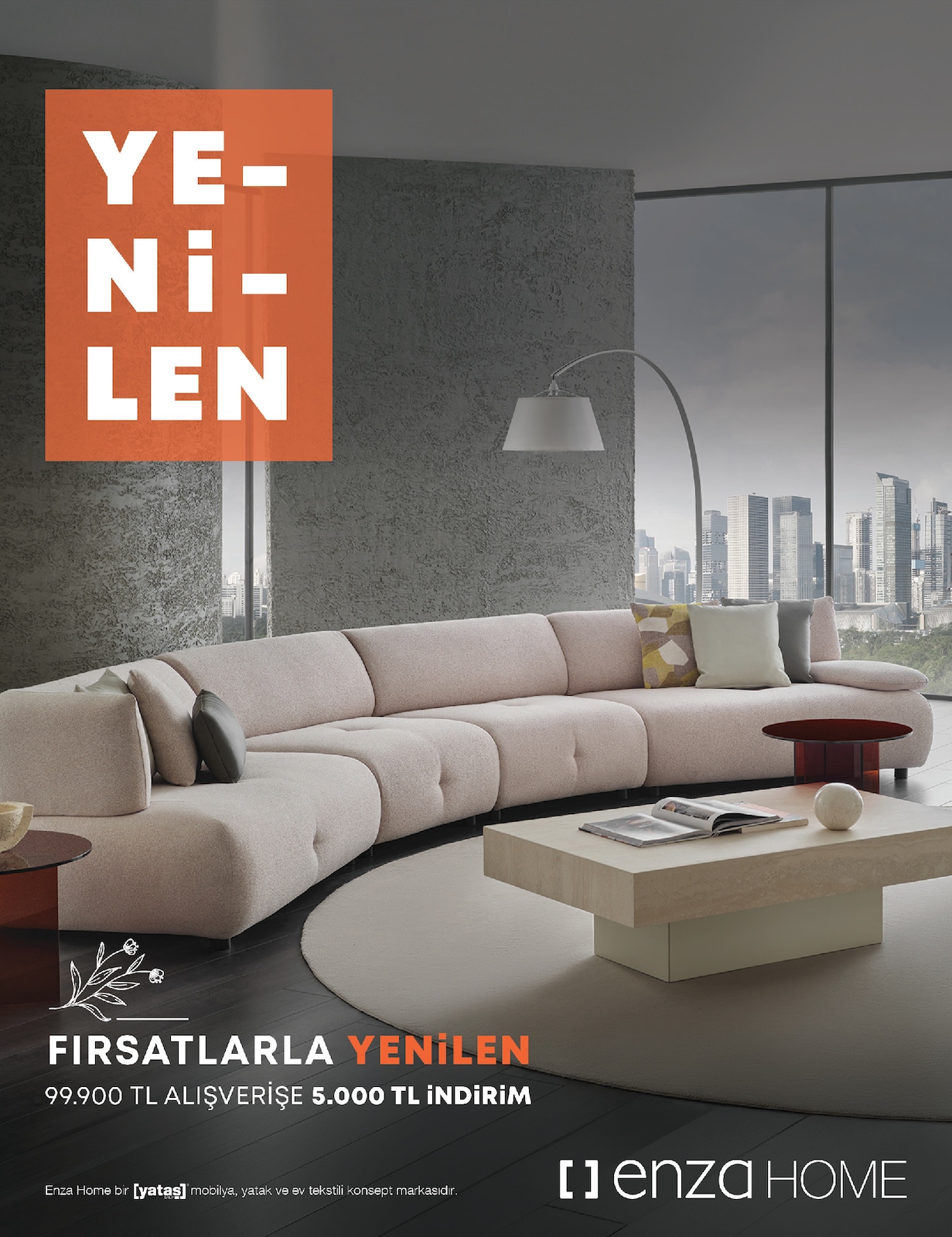 Enza Home 7 Nisan 2026 Aktüel Kataloğu Kapak Görseli